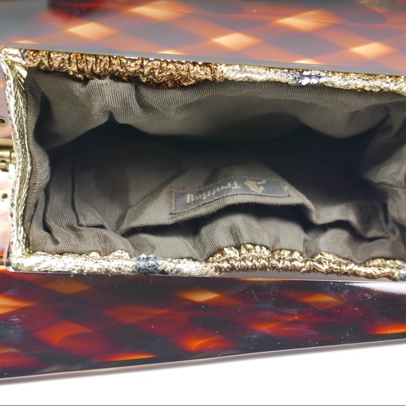 Vintage Snakeskin Clutch by Trotting - Picture 5 of 7